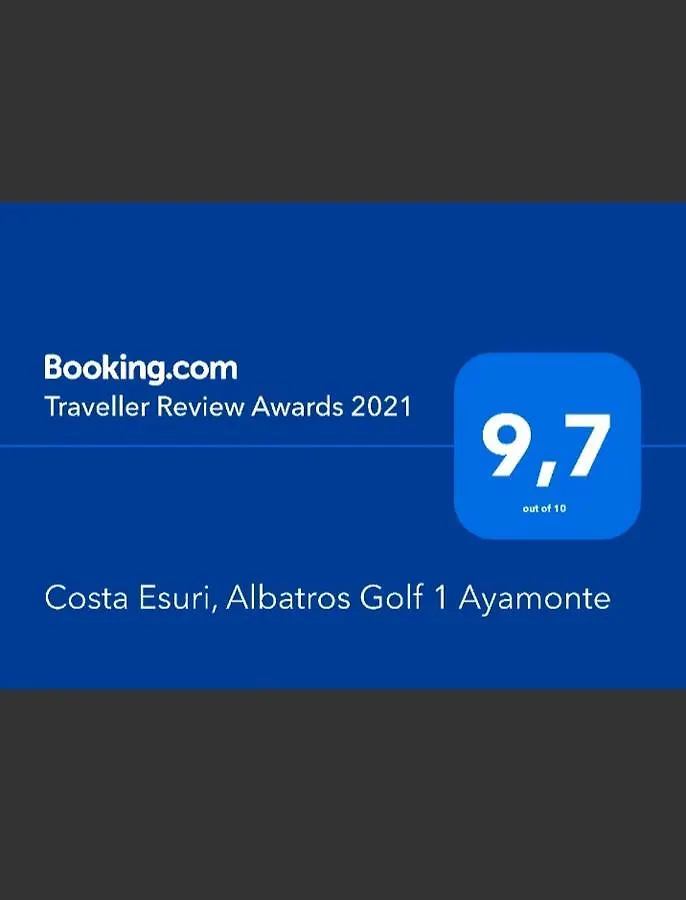 Costa Esuri, Albatros Golf 1 Ayamonte Apartment